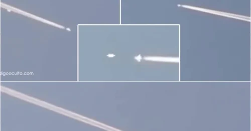 TERRIFYING SKY CHASE: UFO Plays 'Catch Me If You Can' with Jet – Then DISAPPEARS Into Trees. Witness Fears Cover-Up!