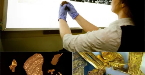 3 Years After the Largest Anglo-Saxon Gold Heist in History, the SAME Field Just VOMITED 90 More Pieces of Golden War Relics – Including a Mysterious EAGLE and a SHATTERED HELMET!