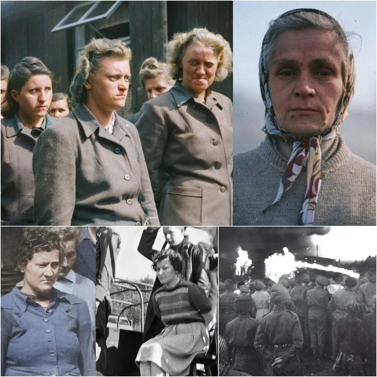 The Execution Of 3 FEMALE MONSTERS Of Belsen: The Trembling Final Words ...