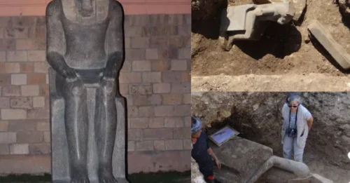 ARCHAEOLOGISTS STUNNED: Archaeologists Hunting for a Lost Temple Secret Instead Uncover 66 Lion-Headed Goddesses Believed to Hold Back Evil