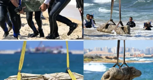 THE LOST CITY THE OCEAN COULDN'T HIDE FOREVER: Ancient Treasures and Royal Statues Finally Emerge After 2,000 Years Beneath the Sea