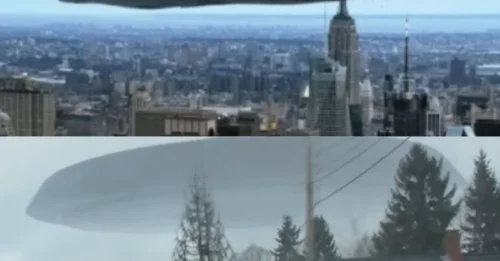 Unbelievable! A Massive UFO Covers the Sky Over South America as a Storm-Freezing Craft Descends From the Clouds (Video)