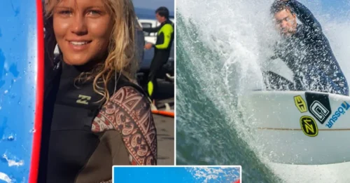 MIRACLE ESCAPE: Great White Shark Grabs Teen Girl's Surfboard In Its Jaws And Shakes Her Into The Ocean — Seconds From Disaster