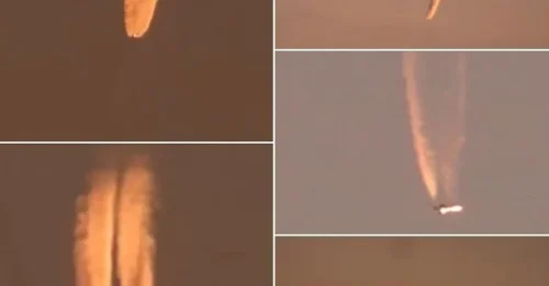 SHOCK UFO FOOTAGE! Woman Captures Enigmatic Flying Entity Over UK — Viewers Spot What Appears to Be a Hidden Craft Emerging From the “Cloud”