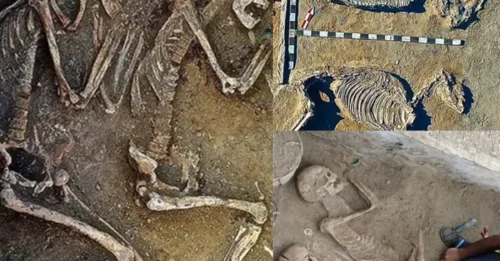 THEY LAY TOGETHER FOR 5,000 YEARS: ‘Romeo & Juliet’ Lovers Unearthed With Sacrificed Horses as Experts Probe a Chilling Mystery