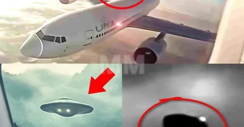 UFO ALERT! Mysterious Craft Approaches Passenger Jet at Incredible Speed, Hovers Beside the Aircraft, Then VANISHES Into Thin Air