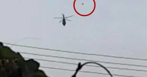 UFO PANIC IN BANGKOK! Mysterious Black Object BLASTS Past a Helicopter at Incredible Speed – Alien Hunter Claims It Was an Extraterrestrial Surveillance Drone!