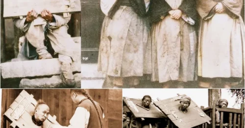 Inside The World's Most Terrifyingly Prolonged Public Execution: The Brutal Mechanism Of The Cangue And Its 73kg Collar Of Death