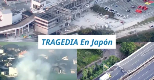 ¡ÚLTIMA HORA! Devastador terremoto de magnitud 7.1 sacude Japón: colapsa un centro comercial tras explosión y reportan una 
