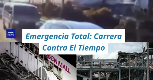 ¡ÚLTIMA HORA! Centro comercial EXPLOTA tras un terremoto de magnitud 7,1 en Japón: al menos 13 muertos y decenas atrapados
