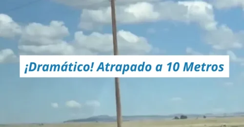 ¡TRAGEDIA EN LA CARRETERA 56! Quedó atrapado a más de 10 metros de altura y el final devastador conmociona a todos
