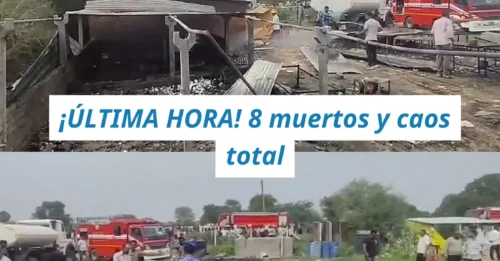 ¡ÚLTIMA HORA! Devastadora explosión en una fábrica de pirotecnia deja al menos 8 muertos y se escuchó a kilómetros de distancia