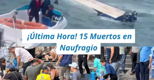¡ÚLTIMA HORA! TRAGEDIA EN EL PARAÍSO: Bote turístico con 36 personas a bordo vuelca repentinamente y deja al menos 15 muertos