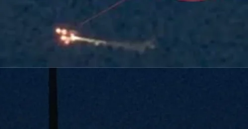 SHOCKING UFO MYSTERY! Three Glowing Orange Objects Filmed Twisting Through the Sky Over Remote English Town