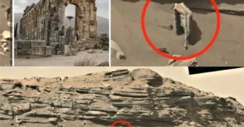 UNEXPLAINED MARS MYSTERY! UFO Hunter Says NASA Image Shows a 45cm Doorway—and the Rest of the Ancient Structure May Be Buried