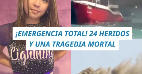 ¡TRAMPA MORTAL! Turistas describen el momento de terror en que un barco abarrotado explotó en una bola de fuego y mató a una joven británica